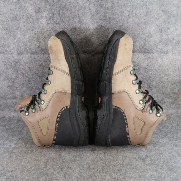 Danner Boots Women 9 Work Leather Vicious 4" Safety Toe Waterproof Lace Up Brown - Picture 12 of 15